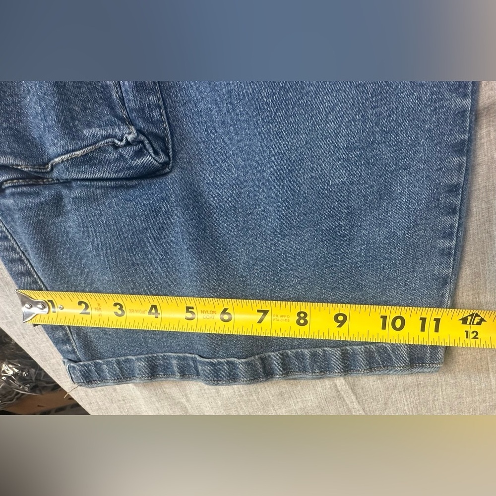 Blue Turtle Baggy Y2K Cargo Jeans - Picture 12 of 13